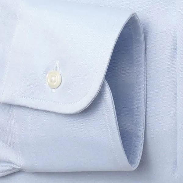 Button Down Pinpoint Light Blue
