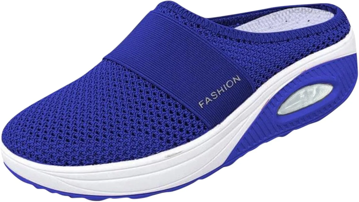 Cathalem Mules for Women 2024 Mesh Air Cushion Orthopedic Diabetic Shoes Backless Walking Sneakers Summer Slip-On Mule Shoes