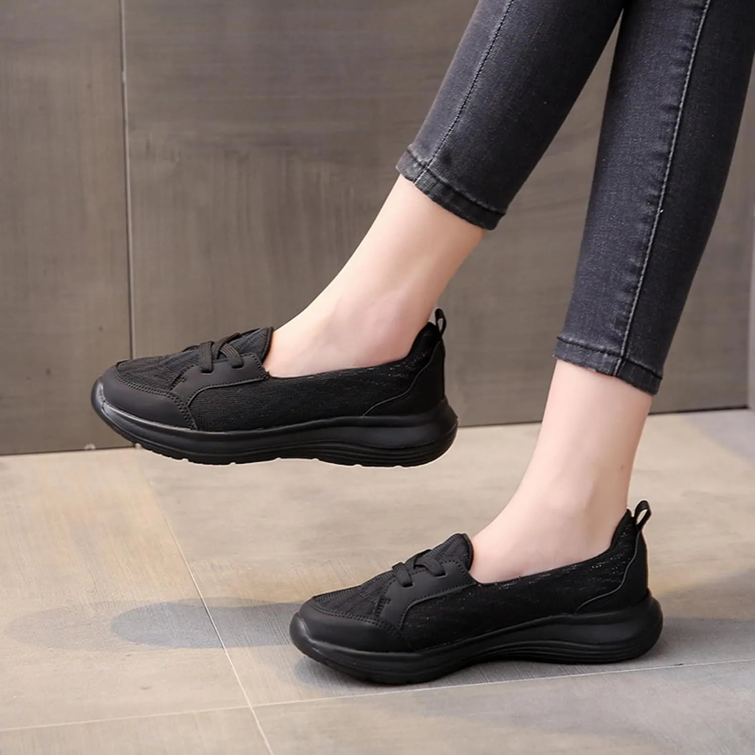 Cathalem Orthopedic Shoes for Women, 2024 New Orthopedic Women's Breathable Slip On Arch Support Non-Slip Shoes