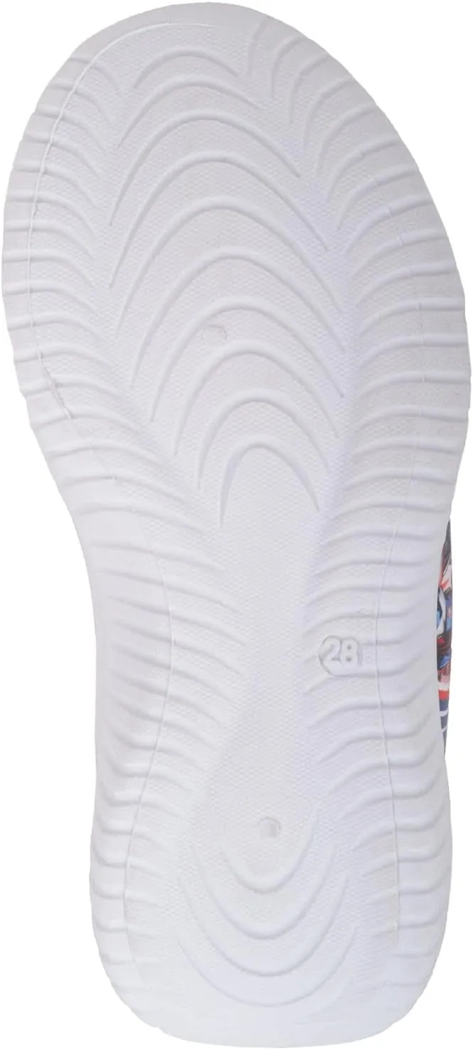 Childrens Kids Boys Infants Juniors Super Hero Avengers Slip On Touch and Close Trainers Sneakers