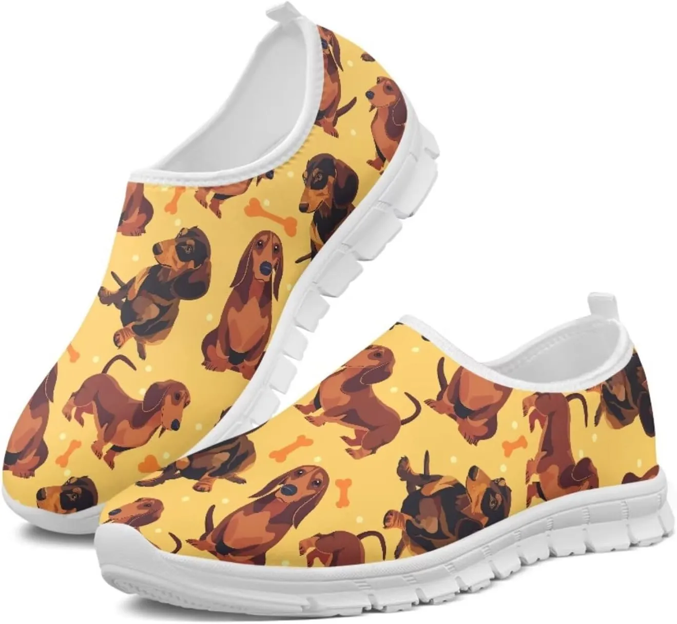 JoyLamoria Lightweight Sneakers Platform Shoes Women Men Casual Durable Running Slip On Sneaker Footwear