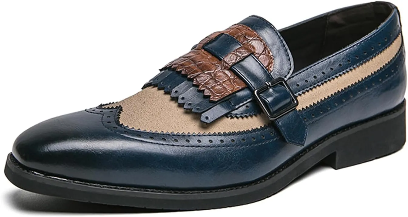 Mens Tassel Slip On Dress Shoes Loafers Casual Flats Formal Oxfords Low Heels