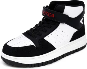 Nautica Kids Sneaker: Lace-Up Fashion Shoe with Boot-Like High Top Design for Boys and Girls (Big Kid/Little Kid Sizes) - Horizon