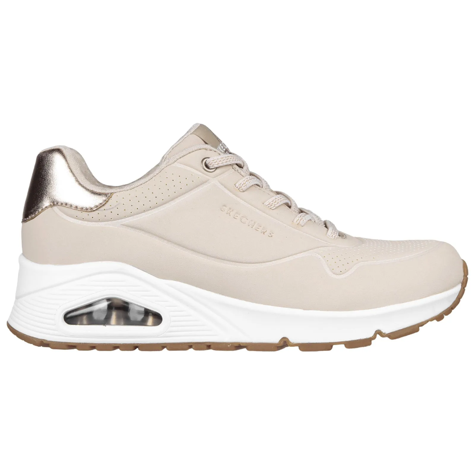 Skechers Ladies Uno Shimmer Away Trainers