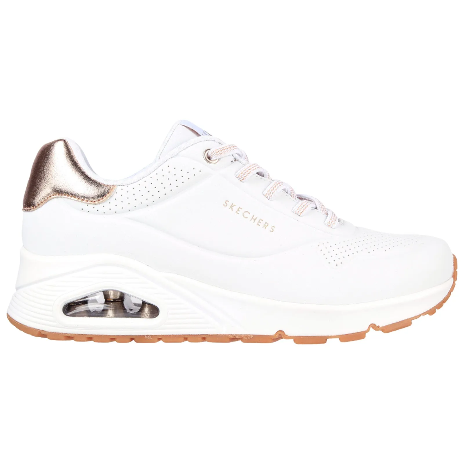 Skechers Ladies Uno Shimmer Away Trainers