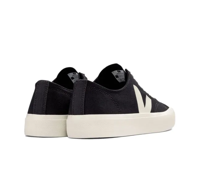 VEJA Wata II low canvas black pierre women